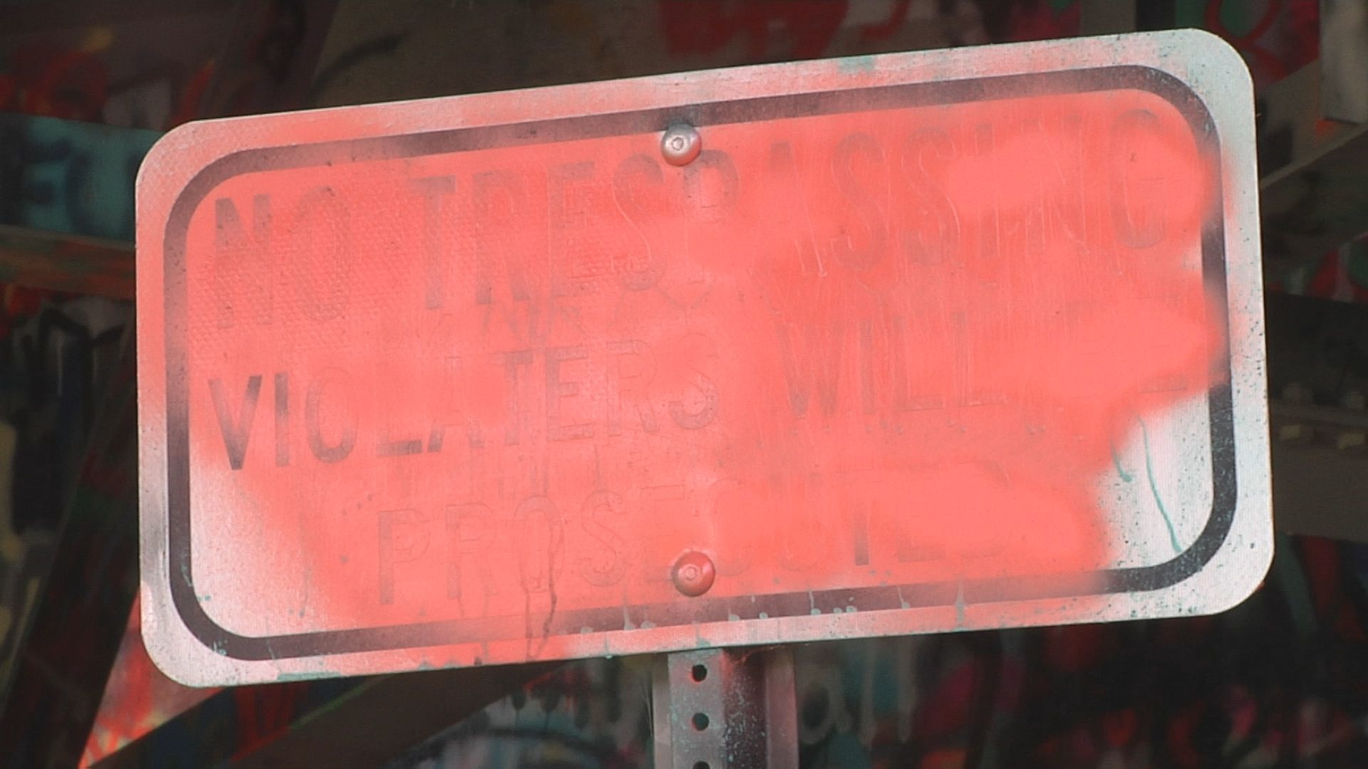 Trespassing Sign